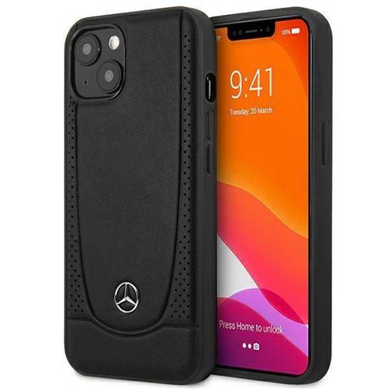 Case IPHONE 14 PLUS Mercedes Leather Urban Line (MEHCP14MARMBK) black