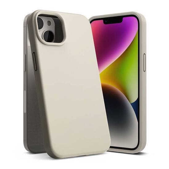 Case IPHONE 14 PLUS Ringke Silicone gray