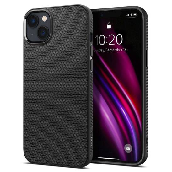 Case IPHONE 14 PLUS Spigen Liquid Air Matte black