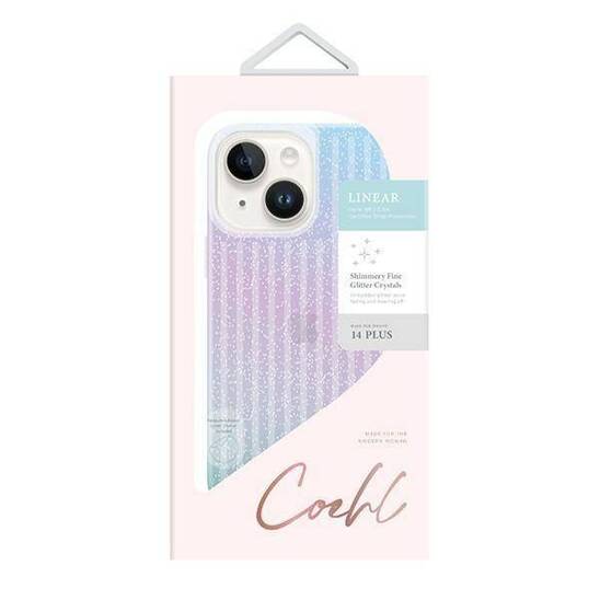 Case IPHONE 14 PLUS UNIQ Coehl Linear multicolored