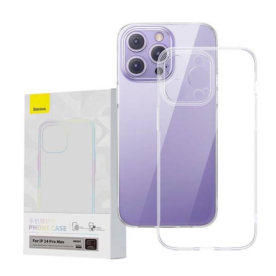 Case IPHONE 14 PRO MAX Baseus Simple transparent