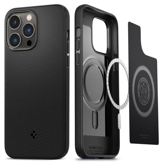 Case IPHONE 14 PRO MAX Spigen Mag Armor Matte black