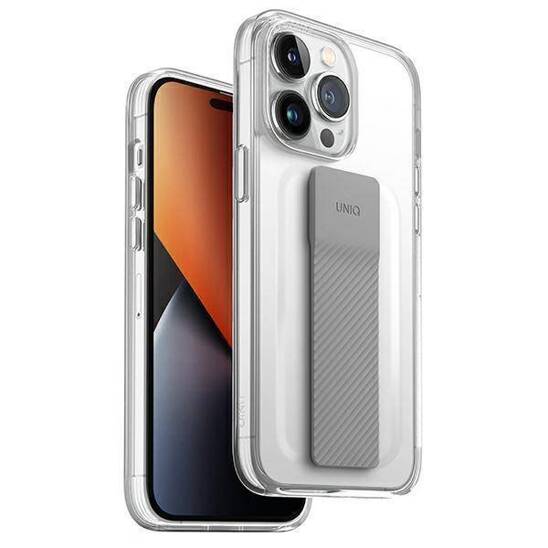 Case IPHONE 14 PRO MAX UNIQ Heldro Mount gray