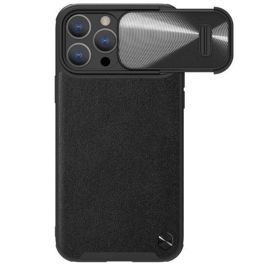 Case IPHONE 14 PRO Nillkin Camshield Leather S black