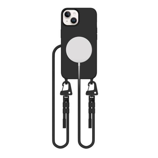 Case IPHONE 14 Tech-Protect Magnecklace MagSafe black