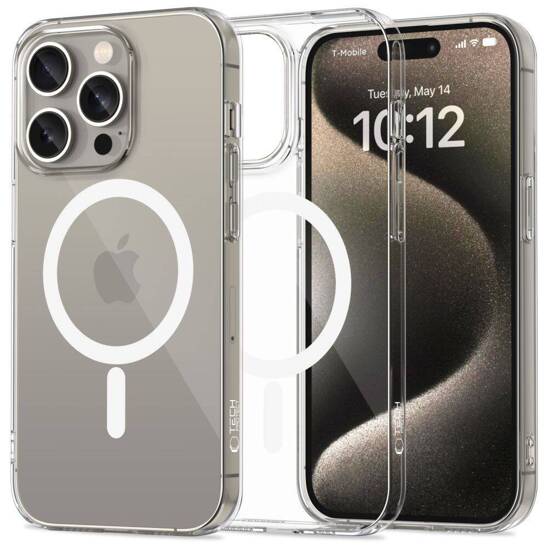 Case IPHONE 15 PRO MAX Tech-Protect FlexAir MagSafe transparent