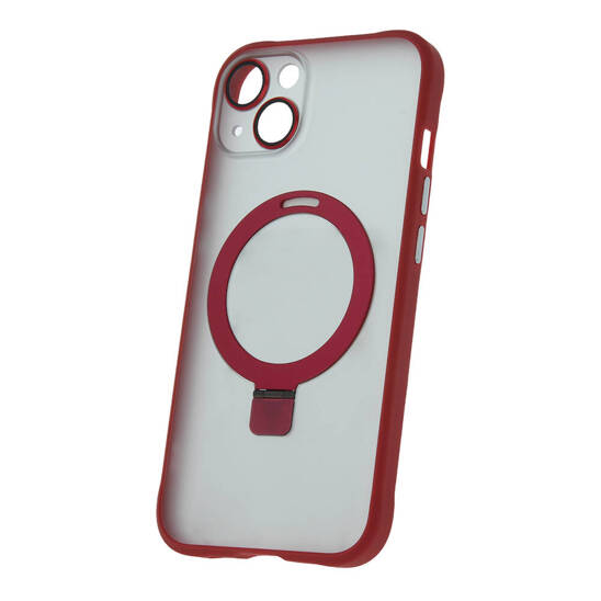 Case IPHONE 15 PRO Mag Ring red