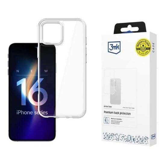 Case IPHONE 16 PRO 3MK Armor Case transparent