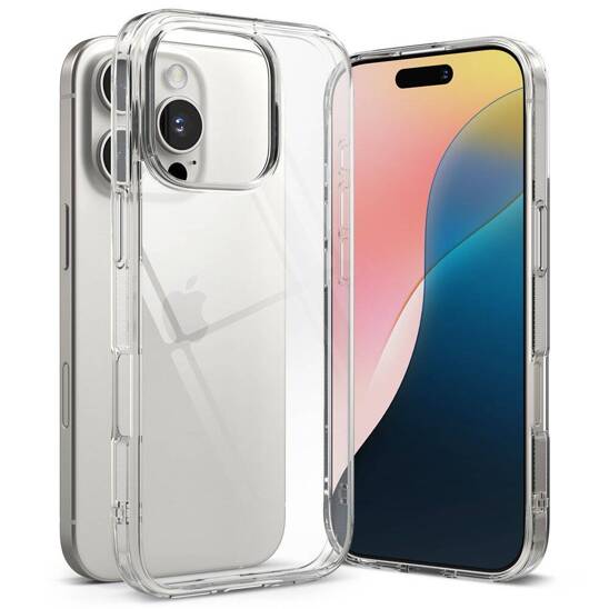 Case IPHONE 16 PRO MAX Ringke Fusion Clear transparent