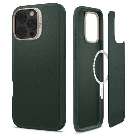 Case IPHONE 16 PRO MAX Spigen Cyrill Kajuk Mag MagSafe Forest Green