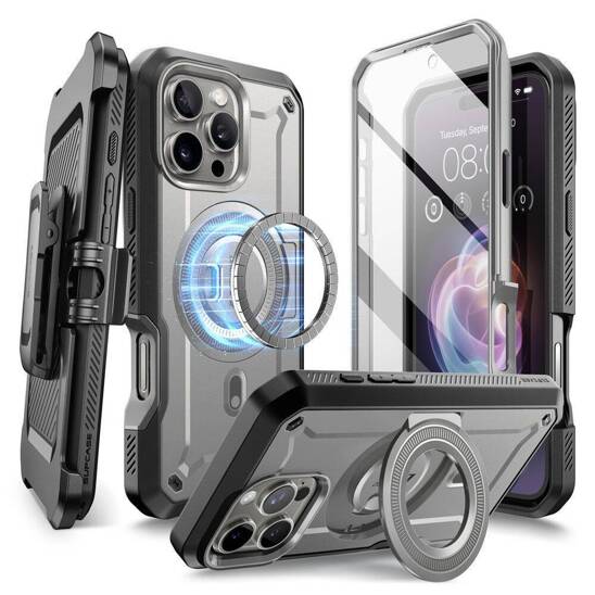 Case IPHONE 16 PRO MAX Supcase UB Pro Mag MagSafe gray