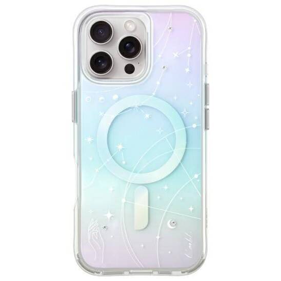 Case IPHONE 16 PRO MAX UNIQ Coehl Celest Magnetic Charging Opal transparent