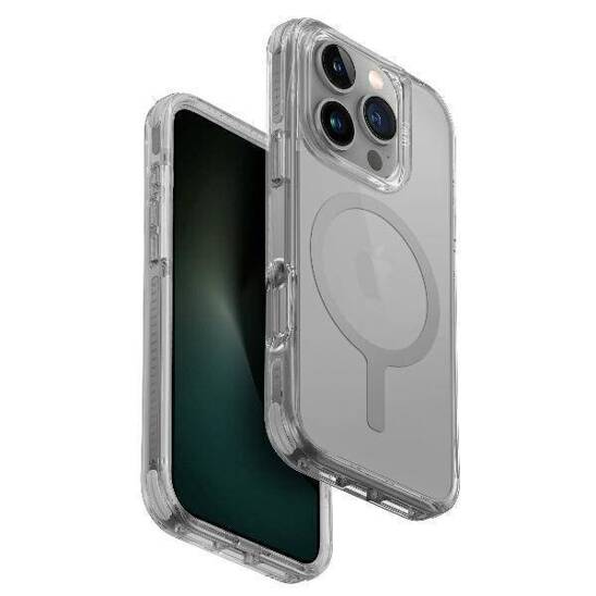 Case IPHONE 16 PRO MAX UNIQ Combat Magclick Charging Stone gray