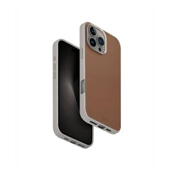 Case IPHONE 16 PRO MAX UNIQ Lyden DS Magclick Charging Carmel Ivory beige