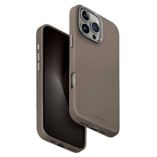 Case IPHONE 16 PRO MAX UNIQ Lyden Magclick Charging Flint gray