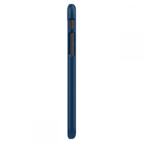 Case IPHONE SE 2022 / SE 2020 / 7 / 8 Spigen Thin Fit navy blue