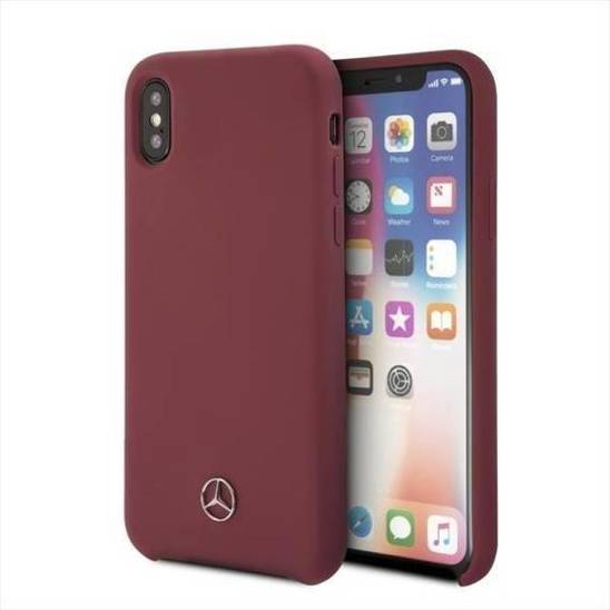 Case IPHONE X / XS Mercedes Hard Case (MEHCPXSILRE) red