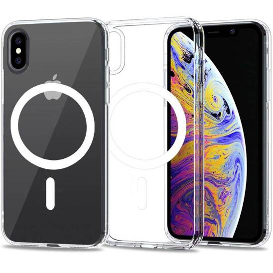 Case IPHONE X / XS Tech-Protect Magmat MagSafe transparent