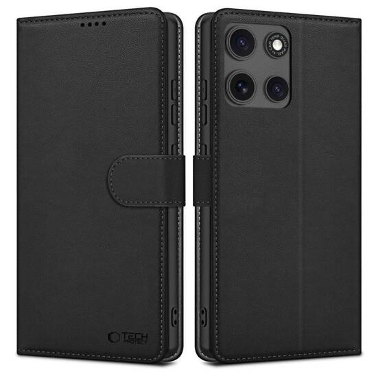 Case MOTO G15 / G15 POWER Tech-Protect Wallet Matte black