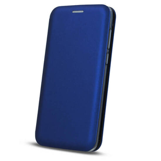 Case MOTOROLA MOTO G22 Leatherette Wallet Flip Elegance navy blue