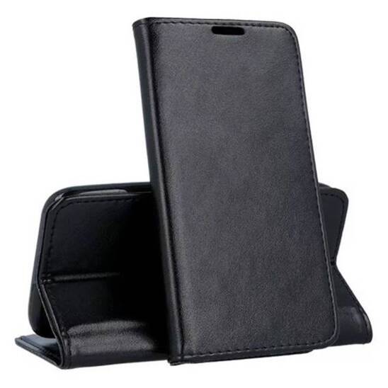 Case MOTOROLA MOTO G34 5g Wallet with a Flap Leatherette Holster Magnet Book black