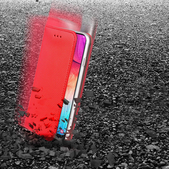 Case MOTOROLA MOTO G35 5G Flip Magnet red