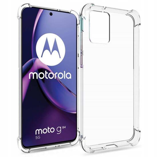 Case MOTOROLA MOTO G84 5G Tech-Protect FlexAir Pro Clear transparent