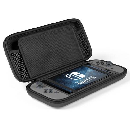 Case NINTENDO SWITCH OLED Tech-Protect Hardpouch black