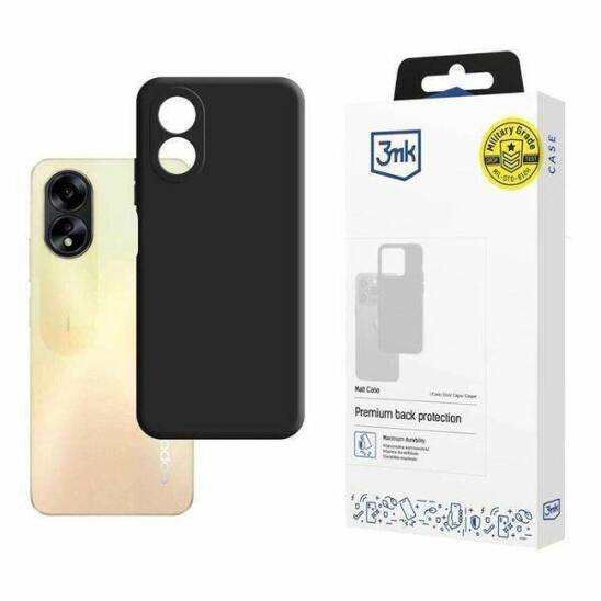 Case OPPO A38 3mk Matt Case black