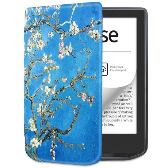 Case POCKETBOOK VERSE Tech-Protect SmartCase Sakura pattern