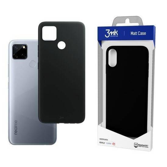 Case REALME C12 3mk Matt Case black