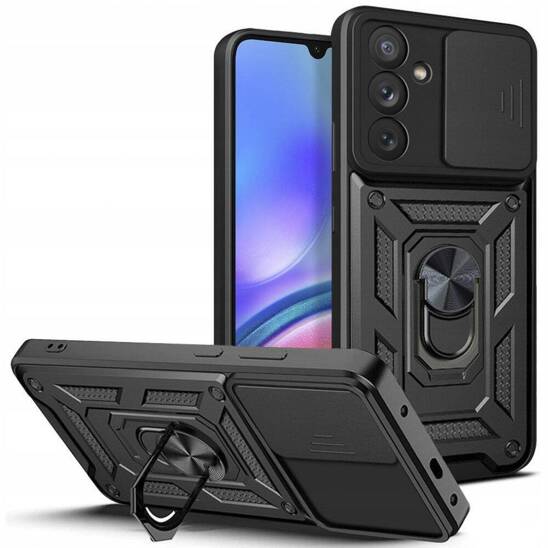 Case SAMSUNG GALAXY A05S Tech-Protect Camshield Pro black