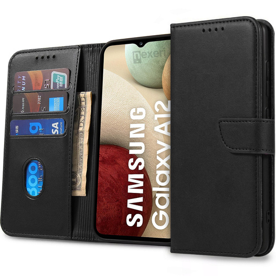 Case SAMSUNG GALAXY A12 Nexeri Wallet black