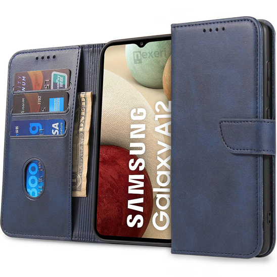 Case SAMSUNG GALAXY A12 Nexeri Wallet navy blue