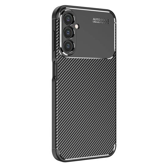 Case SAMSUNG GALAXY A14 5G Armored Shockproof Nexeri Carbon Fiber black