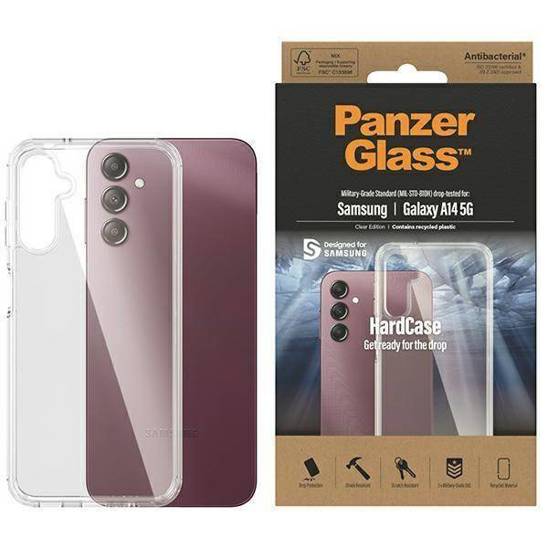 Case SAMSUNG GALAXY A14 5G PanzerGlass ClearCase (0436) Clear transparent