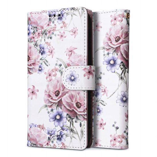 Case SAMSUNG GALAXY A15 4G / 5G Tech-Protect Wallet Blossom Flower pattern