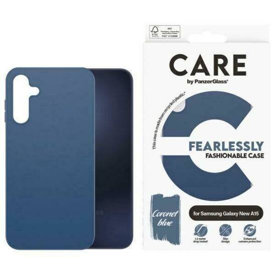 Case SAMSUNG GALAXY A16 CARE by PanzerGlass Fashion Case 3804 blue