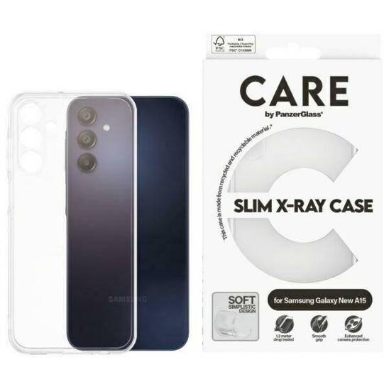 Case SAMSUNG GALAXY A16 CARE by PanzerGlass Fashion X-Ray 3806 transparent