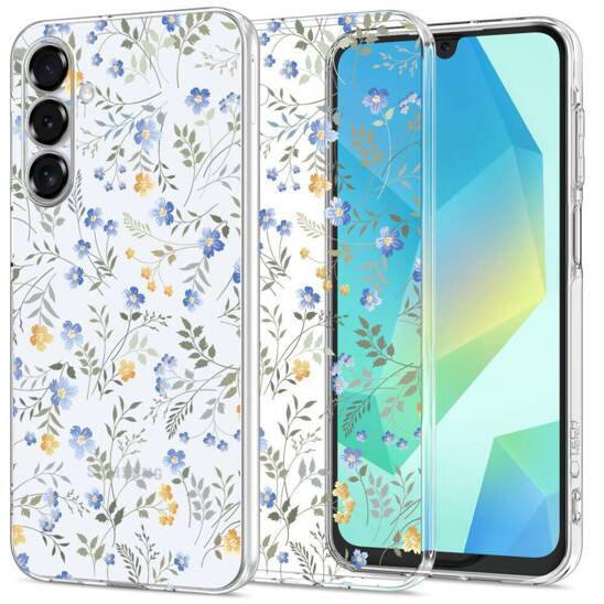 Case SAMSUNG GALAXY A16 Tech-Protect FlexAir+ Spring Flowers