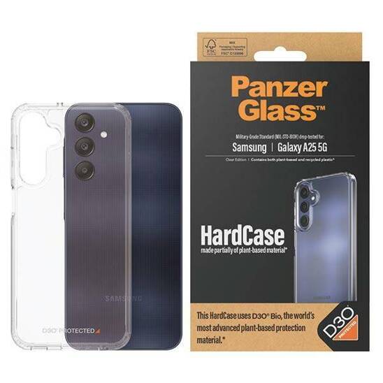 Case SAMSUNG GALAXY A25 5G PanzerGlass HardCase 3x Military grade transparent