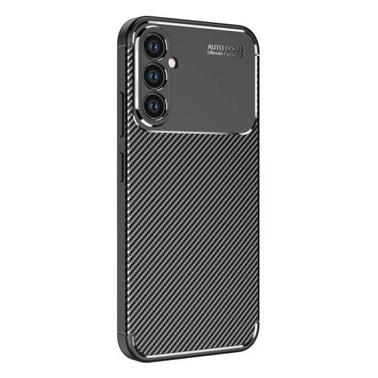 Case SAMSUNG GALAXY A34 5G Armored Shockproof Nexeri Carbon Fiber black