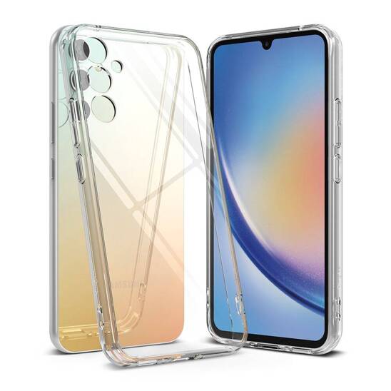 Case SAMSUNG GALAXY A34 5G Ringke Fusion transparent