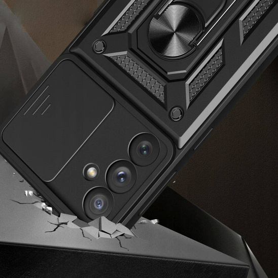 Case SAMSUNG GALAXY A34 5G Tech-Protect Camshield Pro black