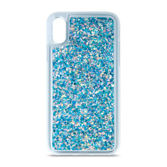 Case SAMSUNG GALAXY A51 Glitter Liquid Sparkle blue