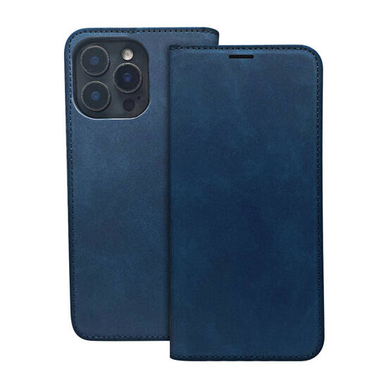 Case SAMSUNG GALAXY A52 LTE / 5G Smart Suede navy blue