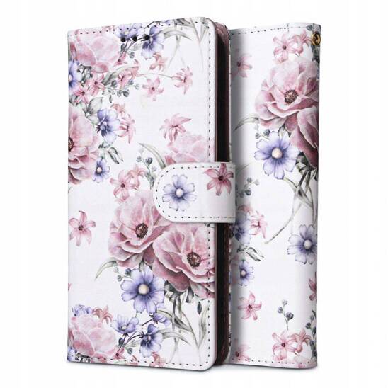 Case SAMSUNG GALAXY A54 5G Tech-Protect Wallet Blossom Flower