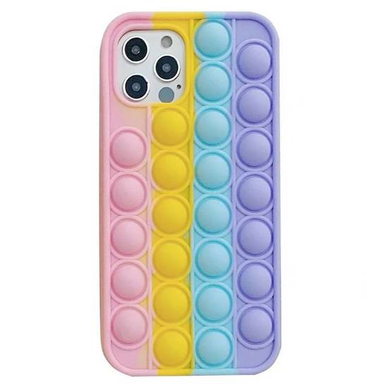 Case SAMSUNG GALAXY A72 Flexible Push Bubble Case pink, yellow, blue, purple