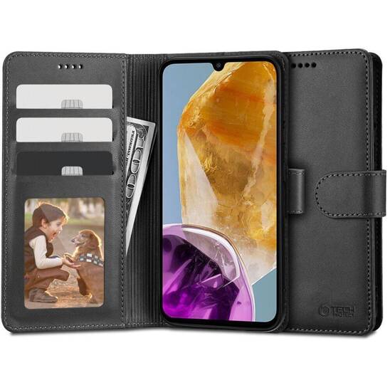 Case SAMSUNG GALAXY M15 5G Tech-Protect Wallet black