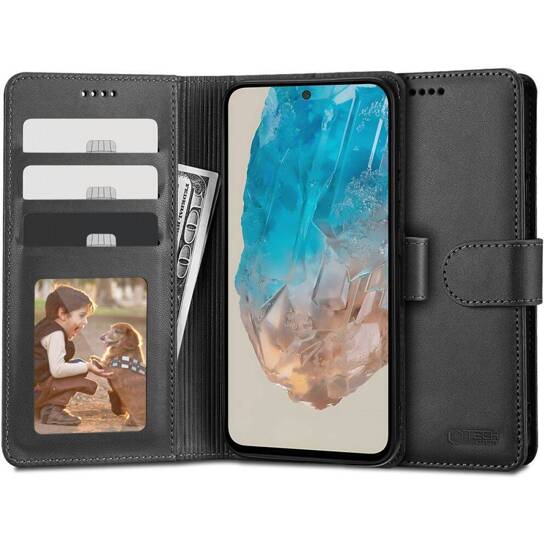 Case SAMSUNG GALAXY M35 5G Tech-Protect Wallet black